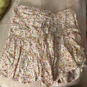 MINKPINK Floral Mini Skirt